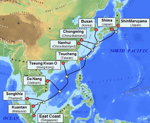 亞太網關海底電纜連接中斷致越南網速變慢